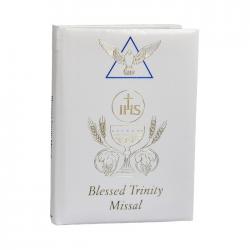  \"BLESSED TRINITY\" WHITE MISSAL 